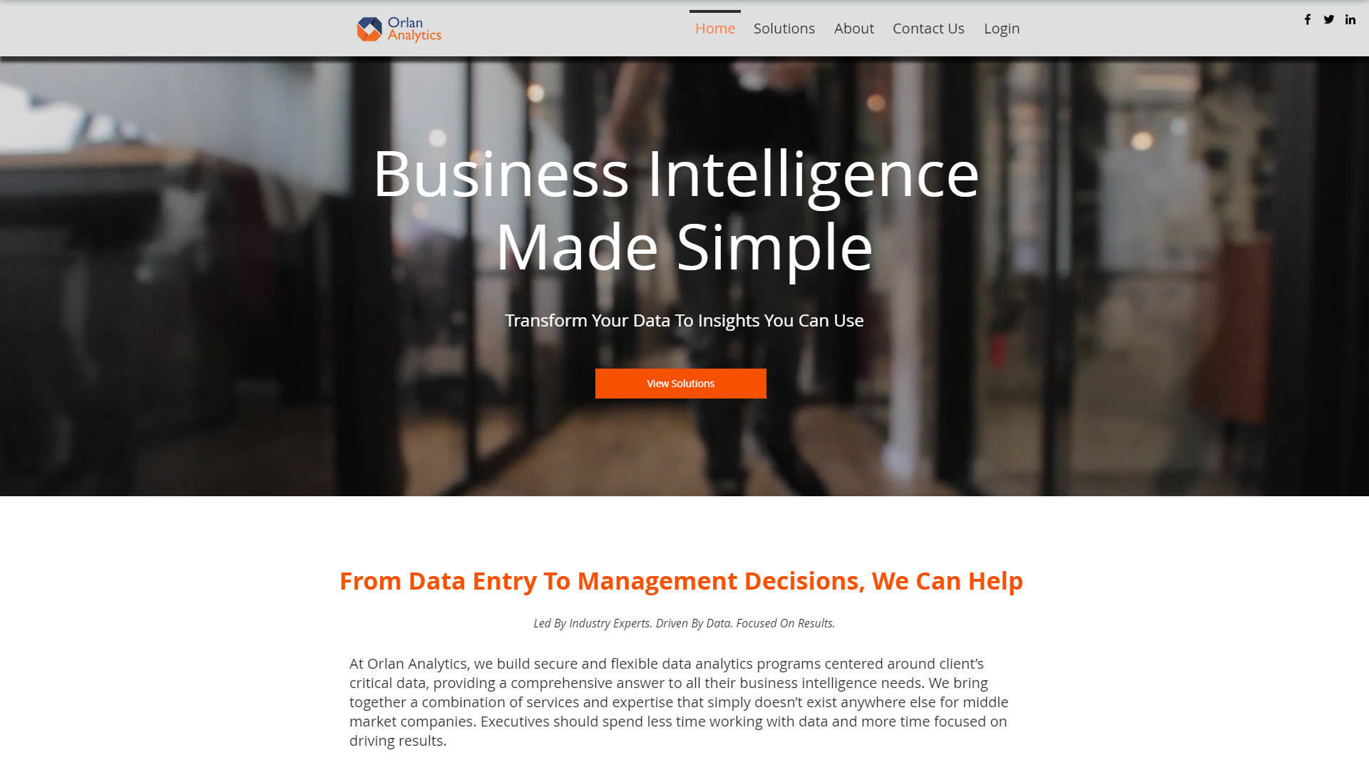 Orlan Analytics